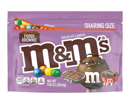 M&M's® Sharing Size Candy Bag - Fudge Brownie