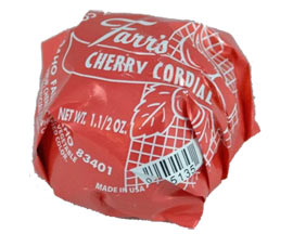 Farr's® Fruit Cordial Candy Bar - Cherry