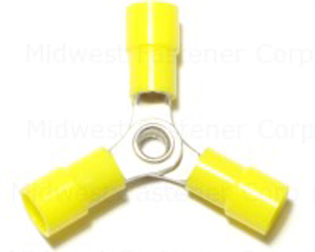 Midwest Fastener&reg; Three-Way Butt Connectors