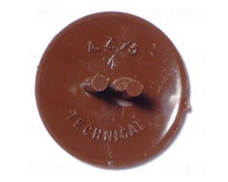 Midwest Fastener® Brown Knockdown Disc Cover