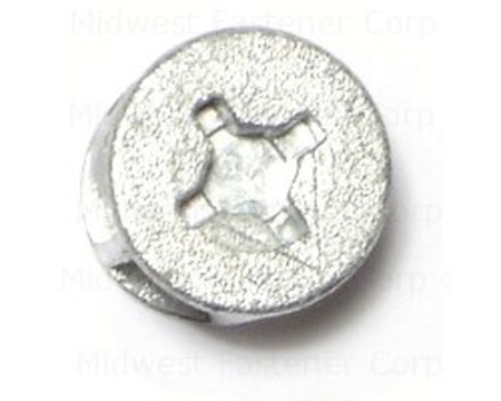 Midwest Fastener® Zinc Alloy Cam Connector Discs - 15mm x 12mm
