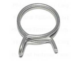 Midwest Fastener® Steel Double Wire Hose Clamp