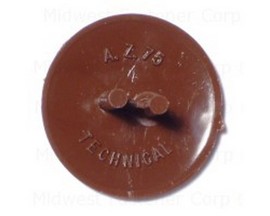 Midwest Fastener® Brown Knockdown Disc Cover