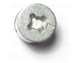 Midwest Fastener® Zinc Alloy Cam Connector Discs - 15mm x 13.7mm