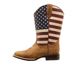 M&F Western® Children's Jacob Western Boots - Patriotic Flag