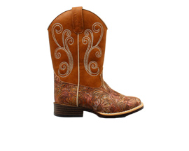 M&F Western® Children's Elizabeth Western Boots - Floral Tooled