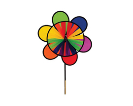In the Breeze® 15-in. Neon Double Flower Wheel Combo