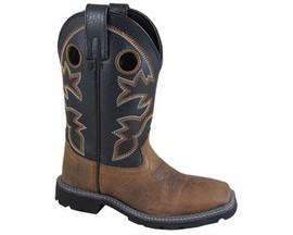 Smoky Mountain Stampede Child's Western Boot - Brown/Black