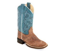 Old West® Youth's Goodyear Welted Western Boot - Blue