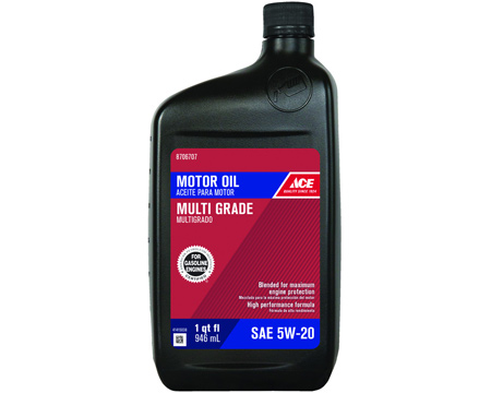 Ace® SAE 5W-20 Multi-Grade Motor Oil - 1 quart