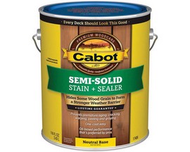 Cabot® #17406 1-gallon Semi-Solid Neutral Base Deck & Siding Stain