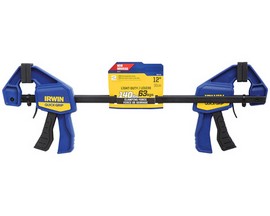 Irwin® Quick-Grip 12 in. Light-Duty One Handed Bar Clamps - 2 pack