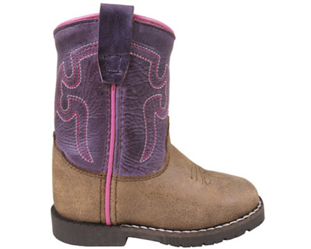 Smoky Mountain Boots® Autry Brown Distress/Purple