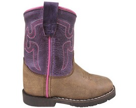 Smoky Mountain Boots® Autry Brown Distress/Purple