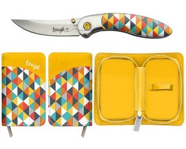 Brighten Blades® Inspirational Knives and Case - Laugh