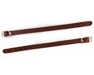 Straight Leather Stirrup Straps