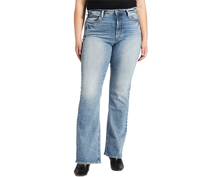 Silver® Women's Plus Vintage High Rise Bootcut Jeans - Indigo