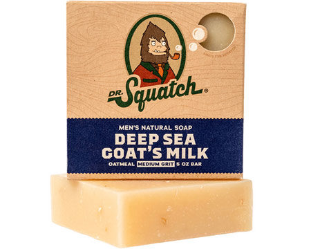 Dr. Squatch® Men's Natural Soap Bar - Deep Sea Goat's Milk