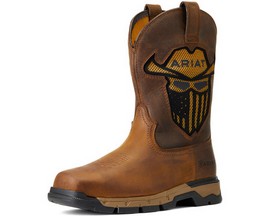 Ariat® Men's Rebar Flex VentTEK Incognito Western Work Boot - Dark Earth