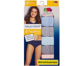 Fruit of the Loom® Women's Assorted Beyondsoft® Hipster Panties - 6 pack