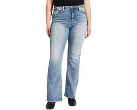 Silver® Women's Plus Vintage High Rise Bootcut Jeans - Indigo