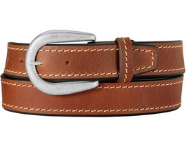 Justin® Men's Dustin Brown Leather Belt