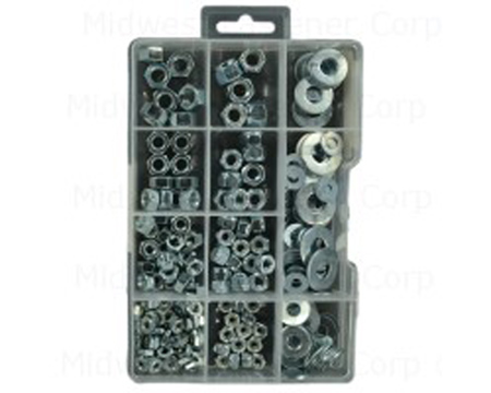 Midwest Fastener® Nut & Washer Kit 235 Pcs