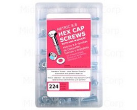 Midwest Fastener® Metric 8.8 Hex Cap Screws , Nuts And Washers
