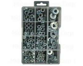 Midwest Fastener® Nut & Washer Kit 235 Pcs