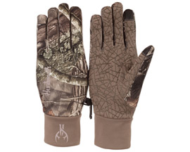 Huntworth® Women's Ripon Lightweight Performance Fleece Hunting Gloves in Hidd'n