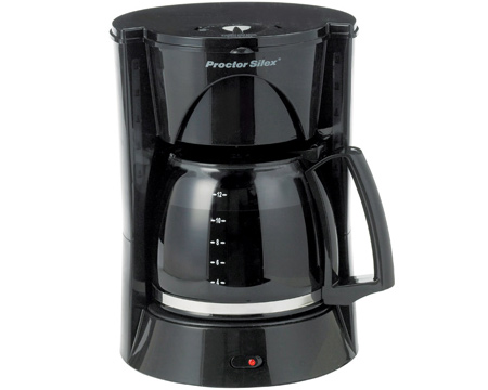 Proctor Silix® 12 Cup Black Durable Coffee Maker 