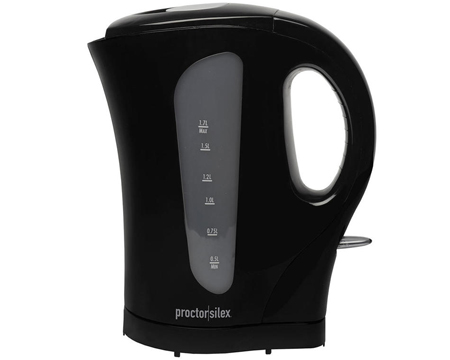 Proctor Silex Cordless 1.7 Liter Electric Kettle - Black