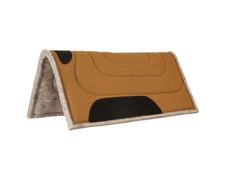 Mustang Manufacturing Canvas Top Cut-Back Built Up Felt Pad