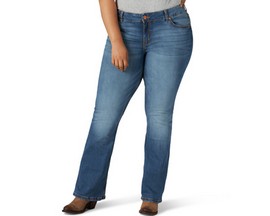 Wrangler® Women's Plus Mae Retro® Jeans - KM Wash