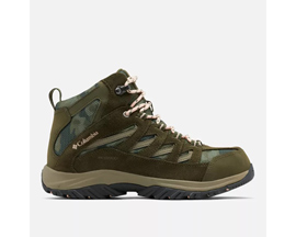Columbia® Women's Crestwood Mid Waterproof Hiking Boot - Nori/Peach Blossom