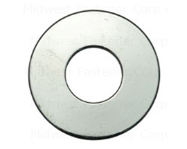 Midwest Fastener® Chrome Plated Steel Flat Washers - USS