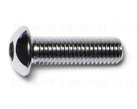 Midwest Fastener® Chrome-Plated Button Head Socket Cap Screws Metric