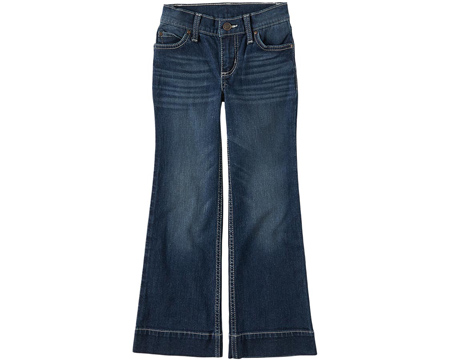 Wrangler® Girl's Wide Leg Trouser Jeans - Jenna Wash