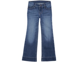 Wrangler® Girl's Wide Leg Trouser Jeans - Daisey Wash
