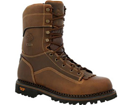 Georgia Boots® Men's AMP LT Low Heel Logger Composite Toe Waterproof Work Boots