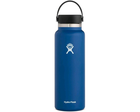 Hydro Flask® 40 oz. Wide Mouth Water Bottle with Flex Cap - Cobalt