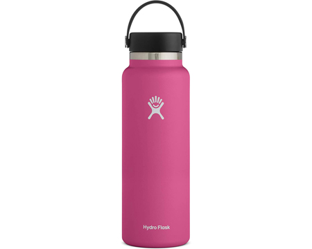 Hydro Flask® 40 oz. Wide Mouth Water Bottle with Flex Cap - Carnation