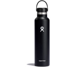 Hydro Flask® 24 oz. Standard Mouth Water Bottle with Flex Cap - Black