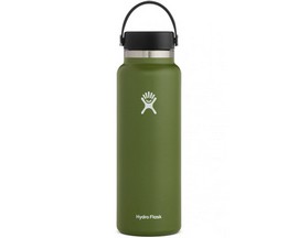 Hydro Flask® 40 oz. Wide Mouth Water Bottle with Flex Cap - Olive