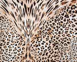 Wyoming Traders® 42 in. Charmeuse Wild Rags - Leopard