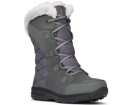 Columbia® Women's Ice Maiden II Wide Winter Boot - Shale/Dark Raspberry