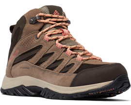 Columbia® Women's Crestwood™ Mid Waterproof Hiking Boot - Cordovan/Mud