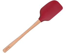 Tovolo® Silicone Spatula with Wood Handle - Red