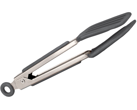 Tovolo Silicone Tongs & Mini Turner - Gray