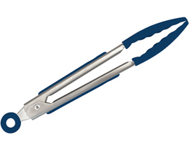 Tovolo® Mini Silicone Tongs - Indigo